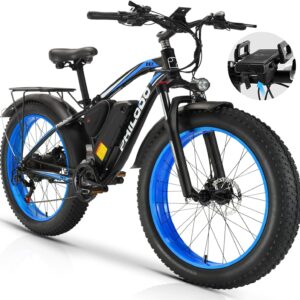 PHILODO 5000W Electric Bike for Adults – All-Terrain 26" Fat Tire E-Bike